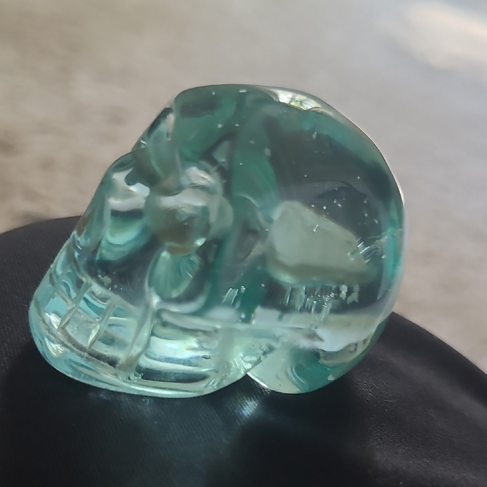 Crystal Skull Decor in Blue - Picture 2 of 5